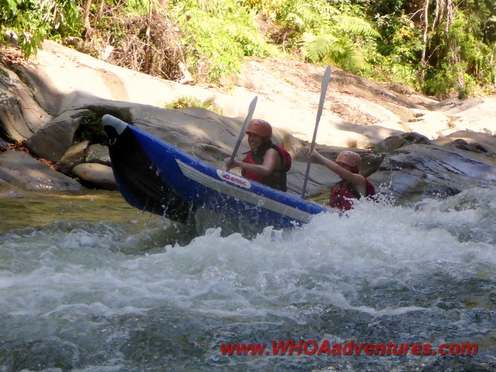 Inflatable Kayak Fun in Gopeng